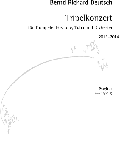 Tripelkonzert, op. 37 — Bernd Richard Deutsch