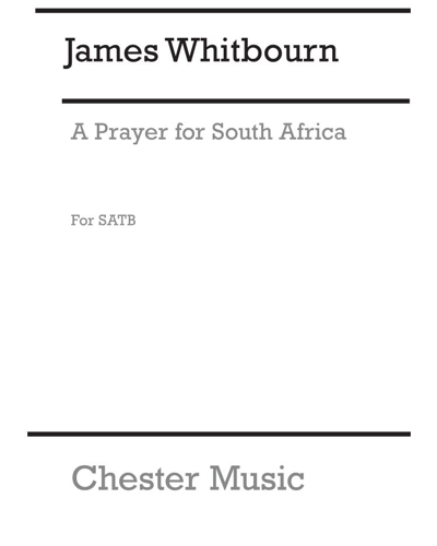 A Prayer from South Africa — James Whitbourn