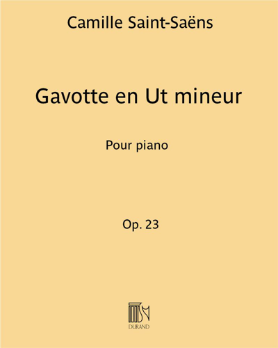 Gavotte in C minor, op. 23 — Camille Saint-Saëns