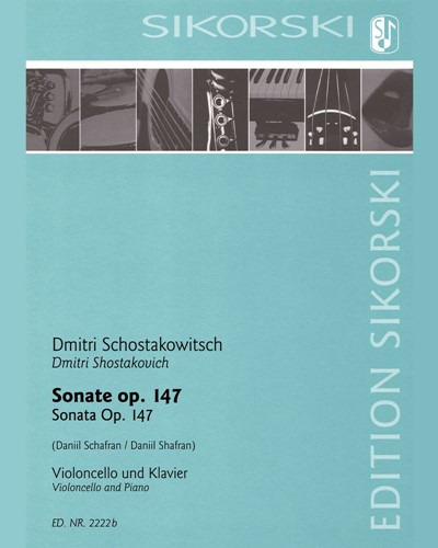 Sonata, op. 147 (Arrangement of the Viola Sonata) — Dmitri Shostakovich