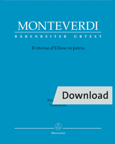 Il ritorno d'Ulisse in patria — Claudio Monteverdi