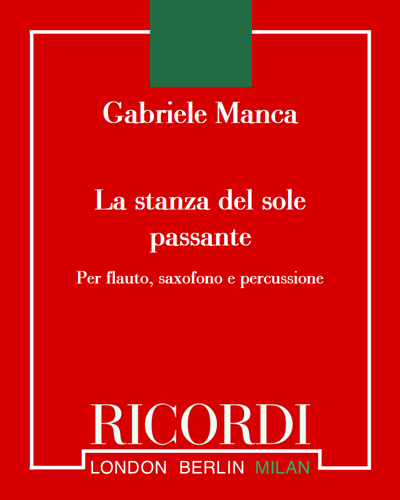 La stanza del sole passante — Gabriele Manca