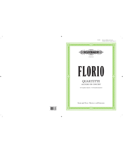 Quartette (Allegro de Concert) — Caryl Florio