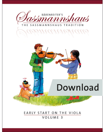 Early Start on the Viola, Volume 3 — Egon Saßmannshaus