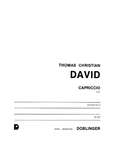 Capriccio — Thomas Christian David