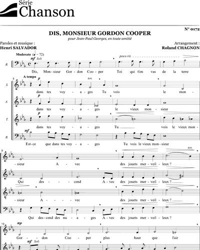 Dis, Monsieur Gordon Cooper — Henri Salvador