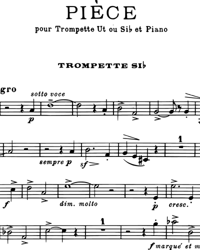 Pièce — Amélie-André Gédalge