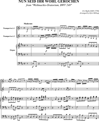 Nun Seid Irh Wohl Gerochen (from 'Weihnachts-Oratorium, BWV 248') — 巴赫