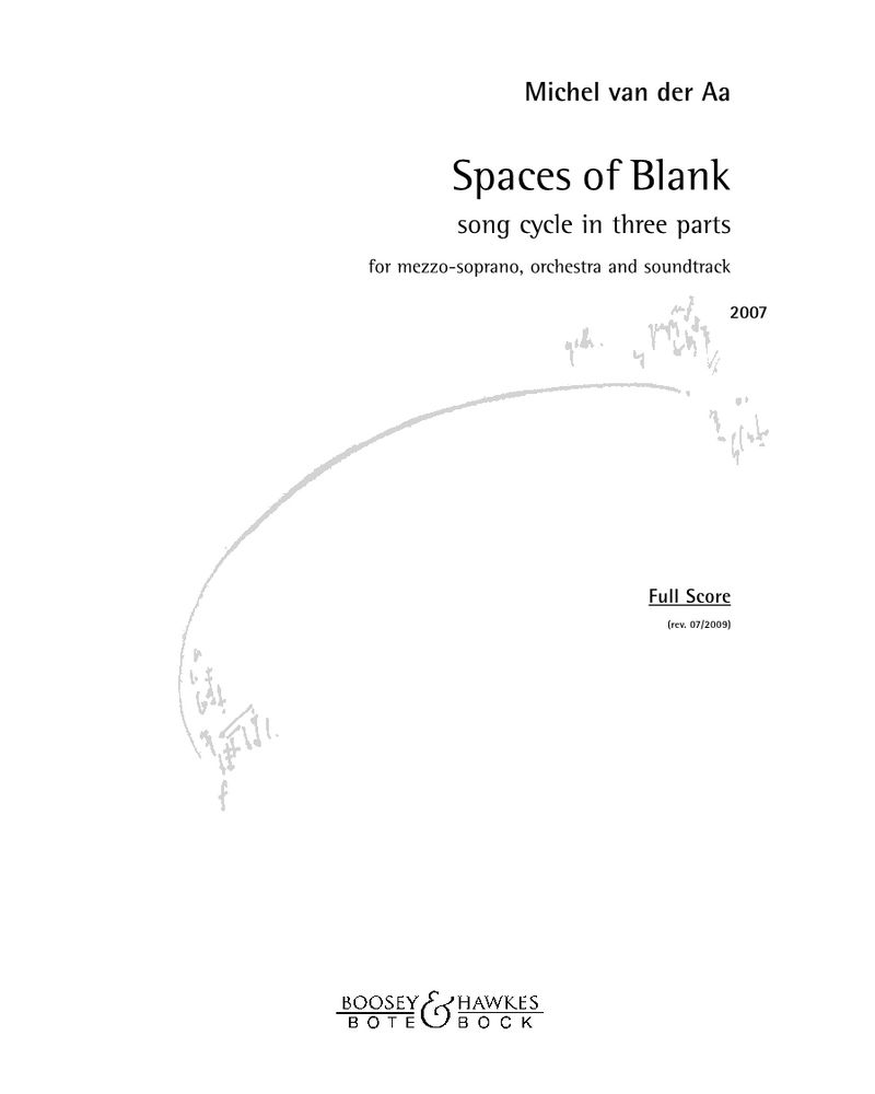 Spaces of Blank — Michel van der Aa