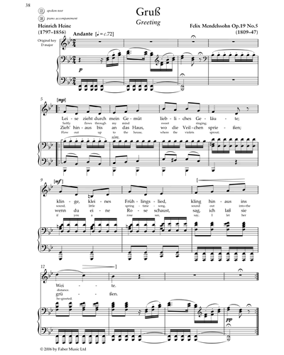 Gruß — Felix Mendelssohn Bartholdy