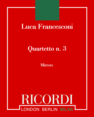 Quartetto No. 3 — Luca Francesconi