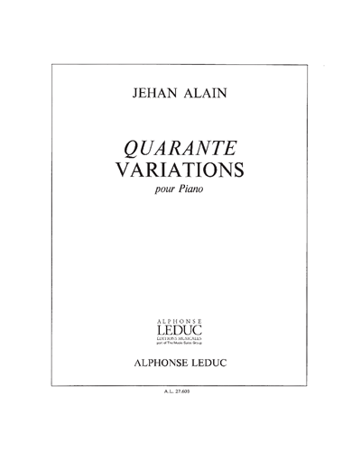 Forty Variations for Piano — 热昂·阿兰