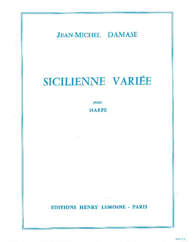 Sicilienne Variée — Jean-Michel Damase