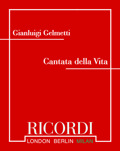 Cantata Della Vita — Gianluigi Gelmetti
