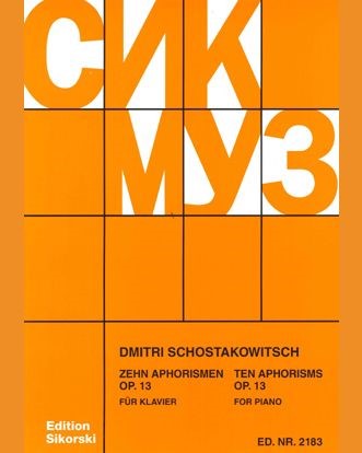 Ten Aphorisms, op. 13 — 肖斯塔科维奇