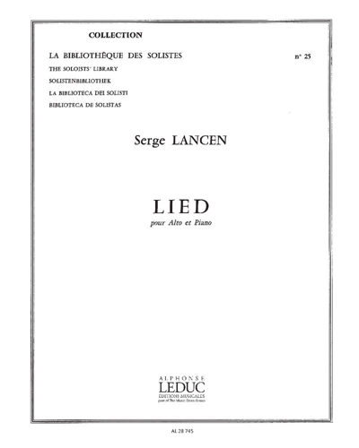 Lied — Serge Lancen