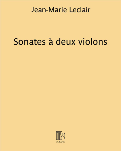 Sonatas for Two Violins — 勒克莱尔