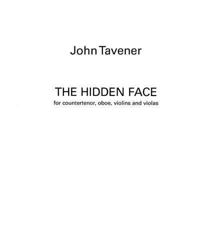 The Hidden Face — 约翰·塔文纳
