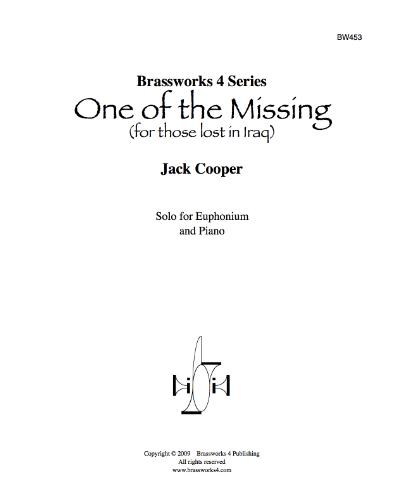 One of the Missing (for Those Lost in Iraq) — Jack Cooper