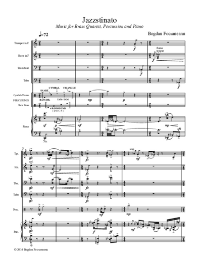 Jazzstinato — Bogdan Focsaneanu