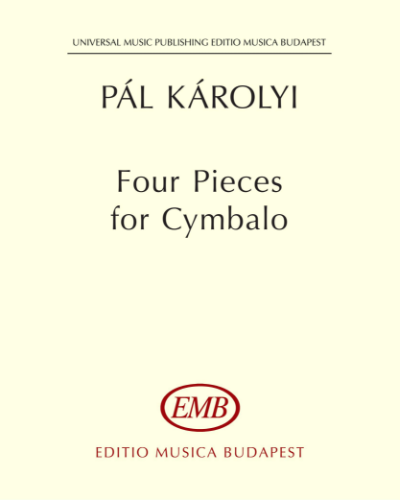Four Pieces for Cymbalo — Pál Járdányi