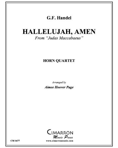 Hallelujah, Amen (from 'Judas Maccabaeus') — 亨德尔