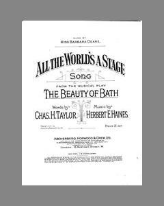 All The World's A Stage — Herbert E. Haines