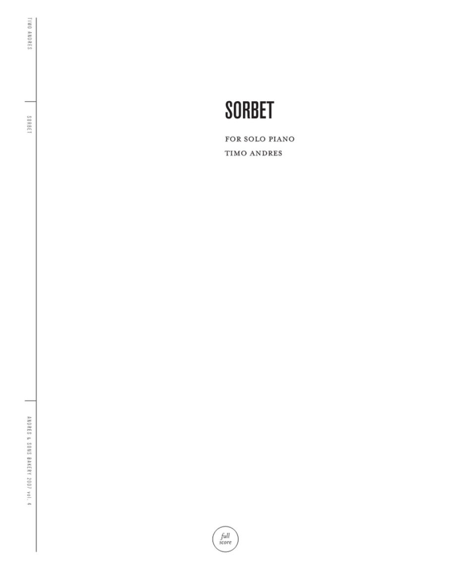 Sorbet — Timo Andres