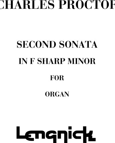 Sonata No. 2 in F-sharp minor — Charles Proctor