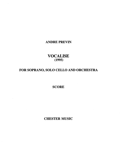 Vocalise — 安德烈·普列文