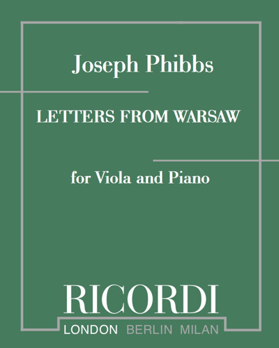 Letters from Warsaw — Joseph Phibbs