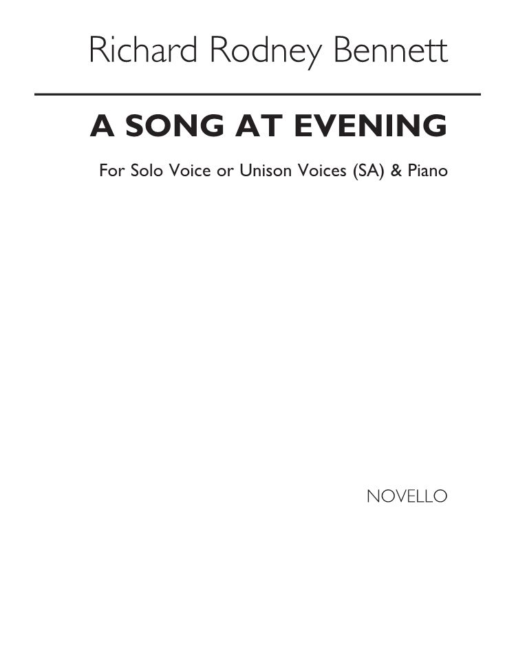 A Song at Evening — 理查德·罗德尼·贝内特
