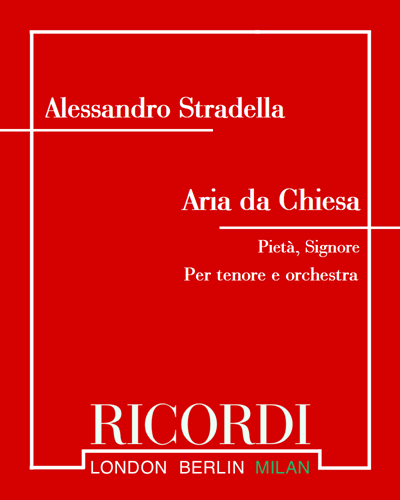 Aria da Chiesa — 亚历山德罗·斯特拉代拉