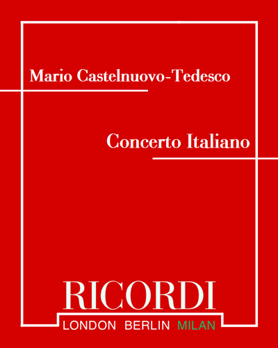 Concerto Italiano in G minor — 卡斯特尔努奥沃-泰代斯科