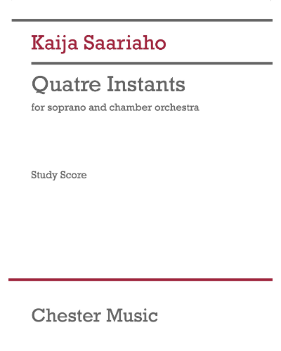Quatre Instants (chamber version) — 萨里阿霍