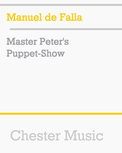 Master Peter's Puppet-Show — 法雅