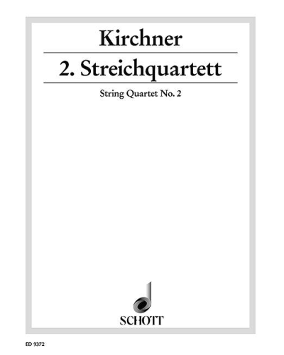 String Quartet No. 2 — 福尔克尔·大卫·基希纳