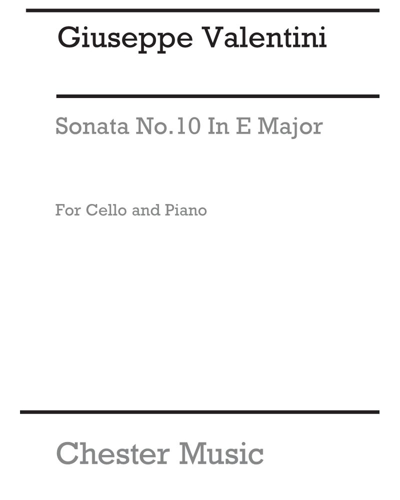 Sonata No. 10 — Giuseppe Valentini