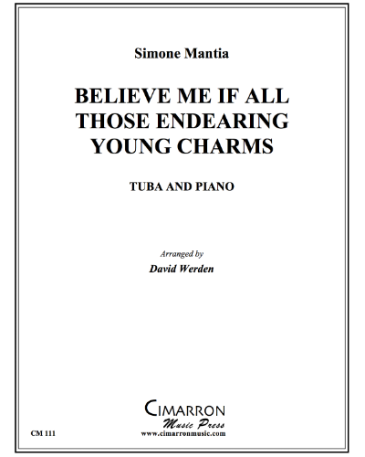 Believe Me If All Those Endearing Young Charms — Simone Mantia