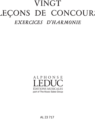 20 Leçons de concours — Marcel Bitsch