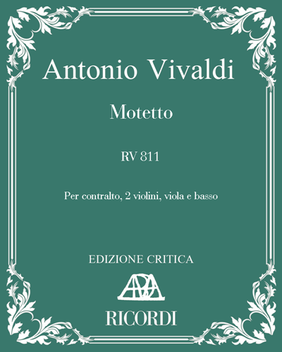 Motetto RV 811 — Antonio Vivaldi
