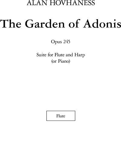 The Garden of Adonis Op. 245 — 阿兰·霍夫哈奈斯