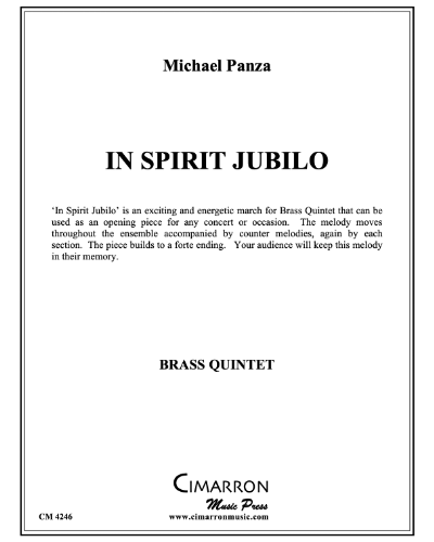In Spirit Jubilo — Michael Panza