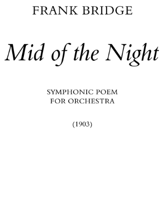 Mid of the Night — 弗兰克·布里奇