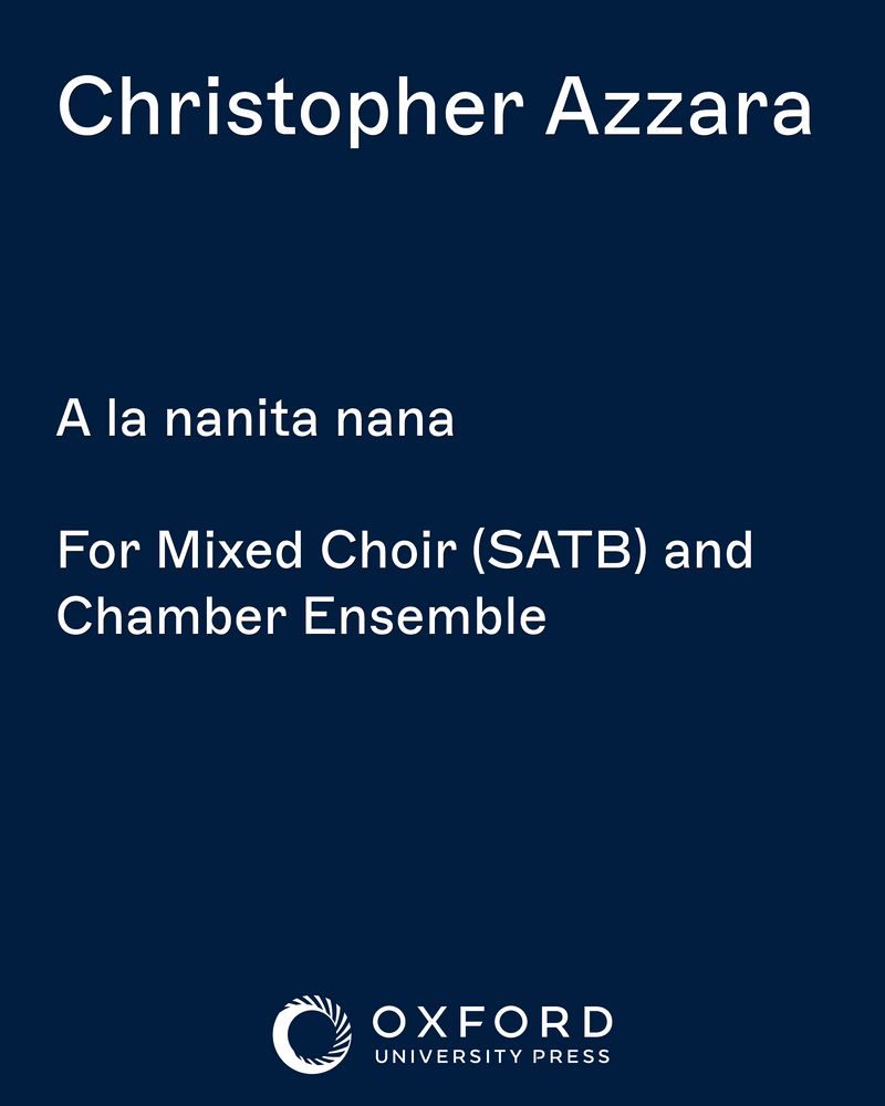 A la nanita nana — Christopher Azzara