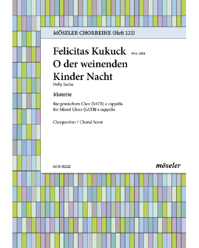 O crying children's night — Felicitas Kukuck