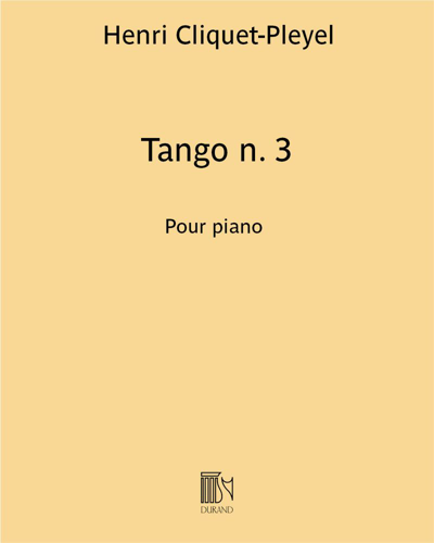 Tango No. 3 — Henri Cliquet-Pleyel