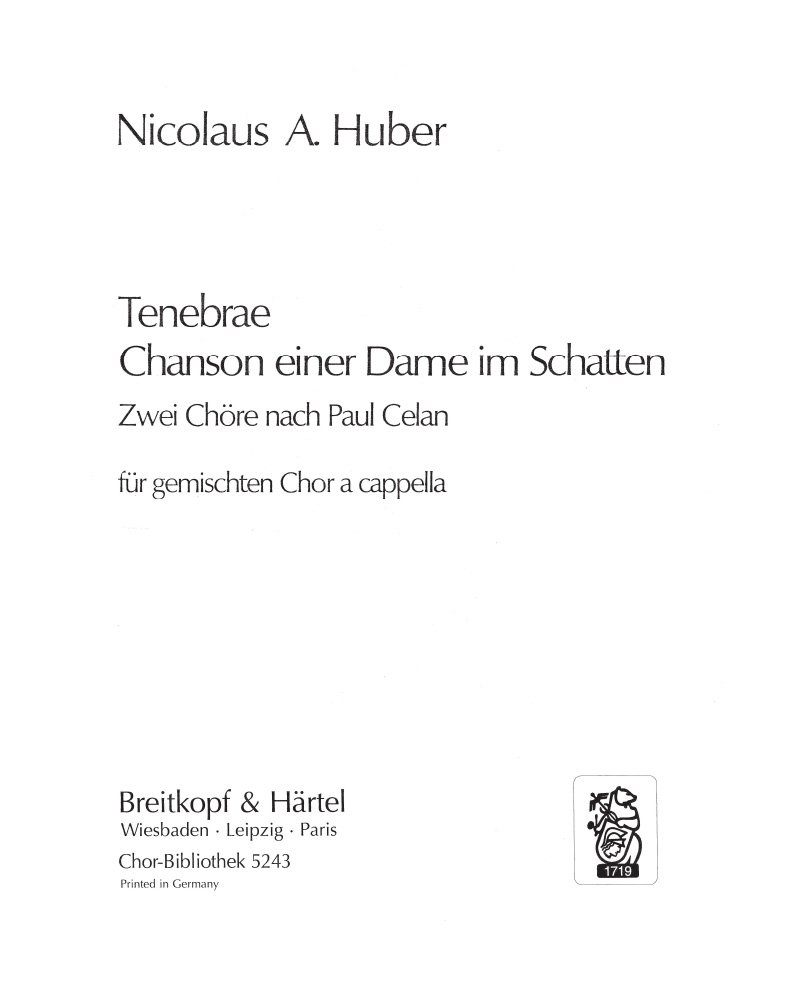 2 Chöre — Nicolaus A. Huber