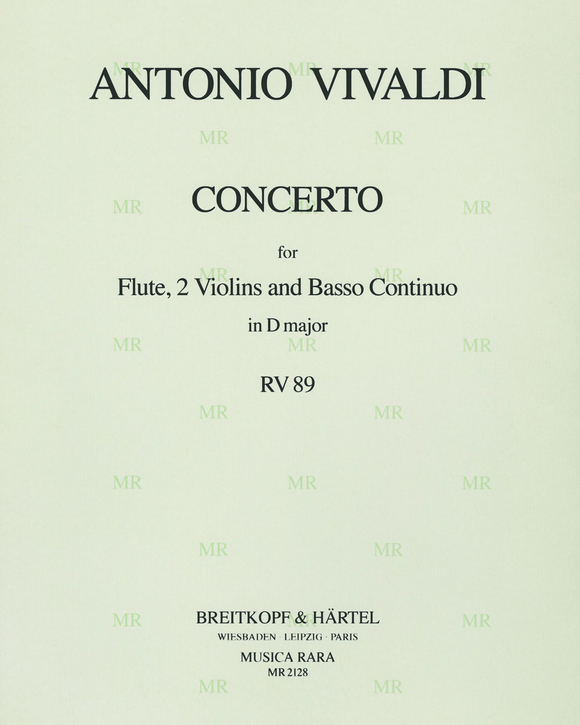 Concerto in D-dur RV 89 — 维瓦尔第
