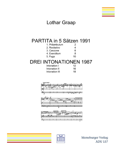 Partita in 5 Movements & 3 Intonations — Lothar Graap